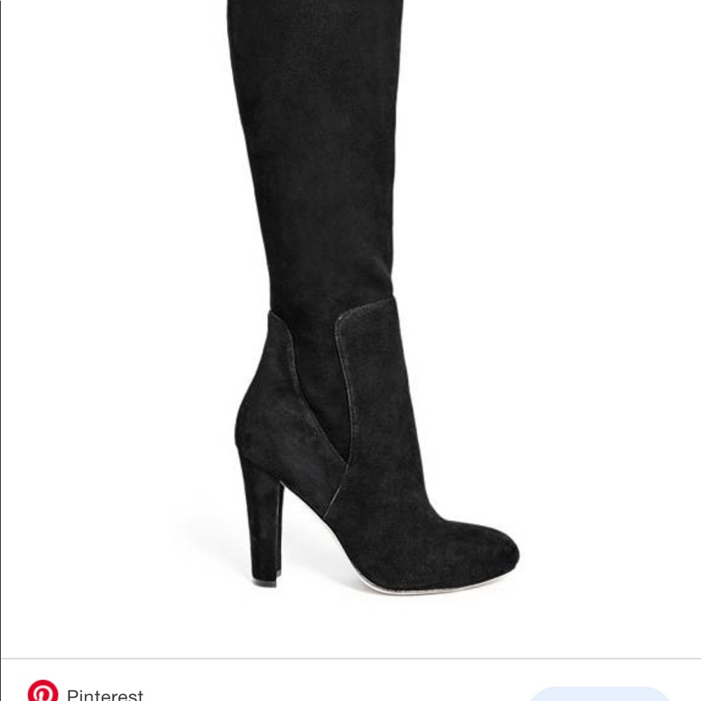 2 items for the higher price! Suede over the knee boots!